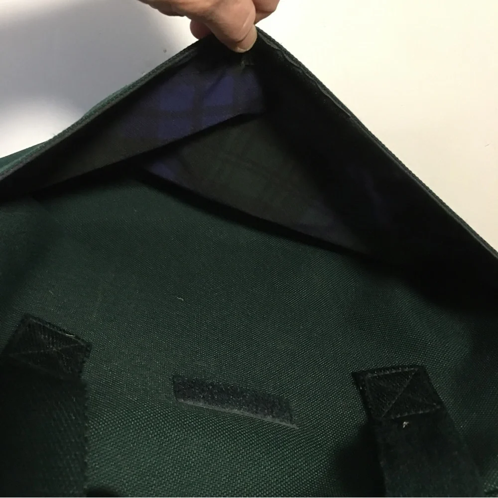 Perry Ellis Portfolio Commuter Briefcase Satchel Suitcase green Like New